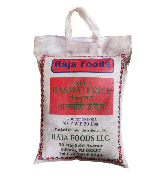 Raja Foods Sella Basmati Rice 20 lb.
