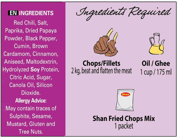 Shan Fried Chop Steaks Recipe Mix