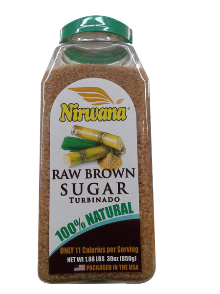 NIRWANA RAW BROWN SUGAR 1.88 LBS.