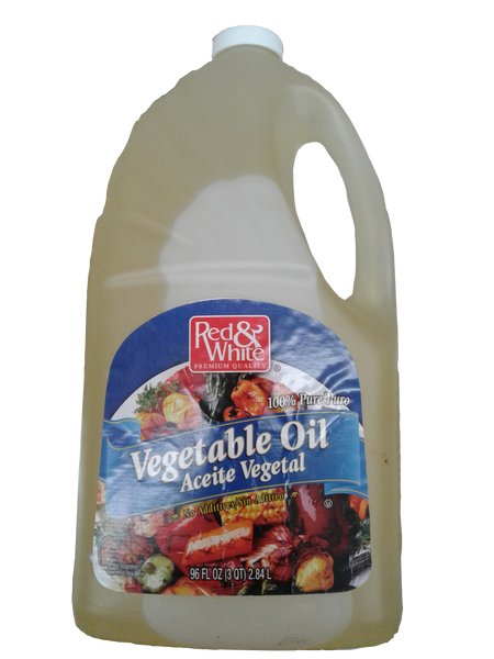 Red & White Vegetable Oil. 96 oz