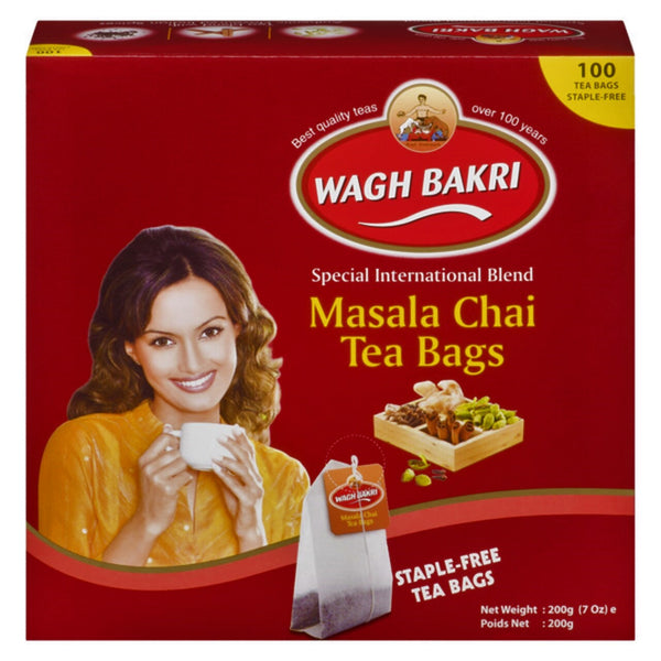 Wagh Bakri Masala Chai Tea Bags 7 oz.