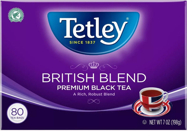 Tetley Premium Black Tea British Blend Tea 7 oz.