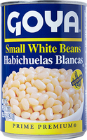 GOYA SMALL WHITE BEANS 15.5 OZ.