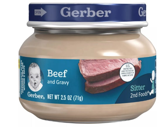 Gerber Baby 2nd Foods Beef & Gravy - 2.5 OUNCE