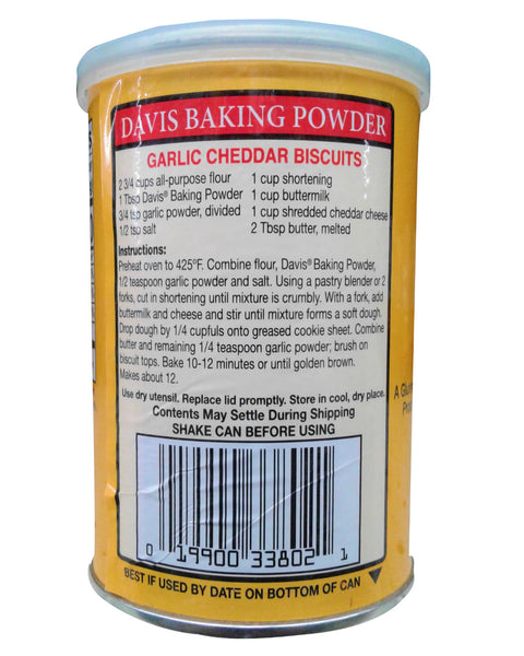 Davis Double Acting Baking Powder, 8.1 oz