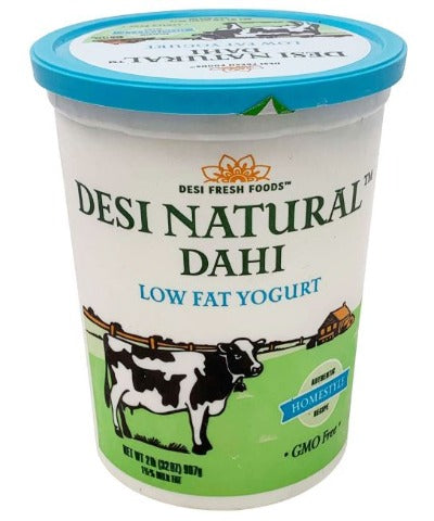 Desi Natural Dahi Low Fat Yogurt, 32 oz