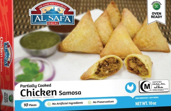 AL SAFA Chicken Samosa Partially Cooked 10 pcs