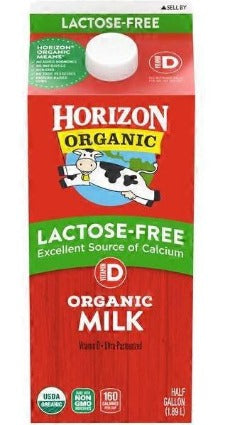 Horizon Organic Lactose-Free Vitamin D Organic Whole Milk - 0.5 gal