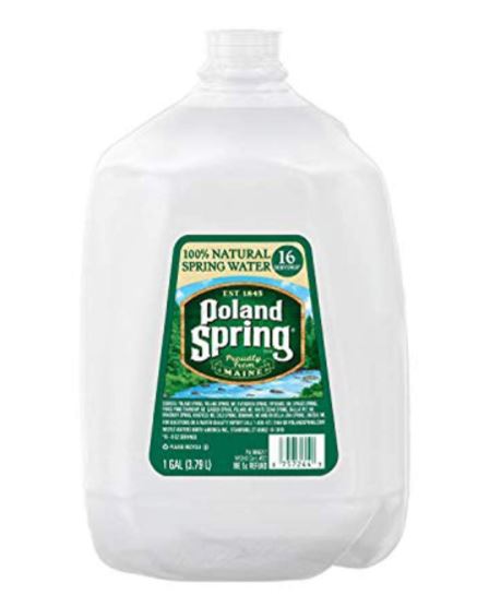 Poland Spring 100% Natural Spring water 1 gal