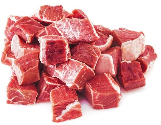 Boneless Beef Chunks $3.99 per lb.