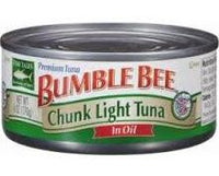 Bumble Bee Chunk Light Tuna In oil 5 oz