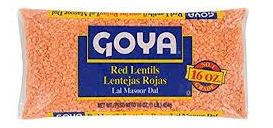 Goya Red Lentils 16 oz